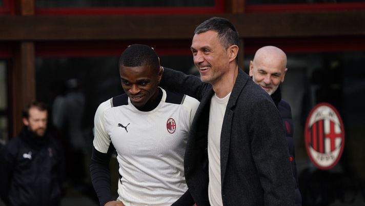 Pierre Kalulu e Paolo Maldini (getty images)