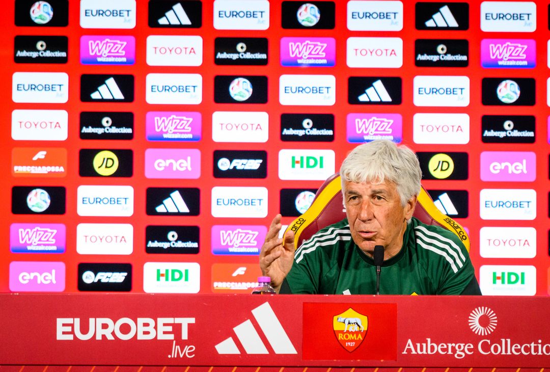 Bologna-Roma, la conferenza stampa di Gian Piero Gasperini – FOTO GALLERY - immagine 10