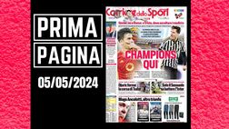 Prima pagina Corriere dello Sport: “Roma-Juventus, Champions qui”