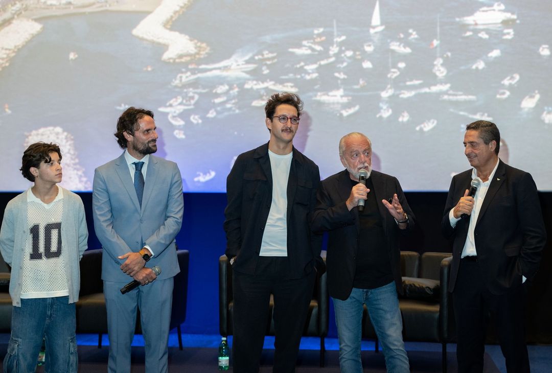 Il Napoli e De Laurentiis presentano in anteprima il film scudetto: le foto GALLERY- immagine 1