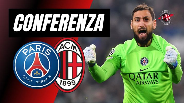 Conferenza stampa Donnarumma PSG-Milan Champions League 2023-2024