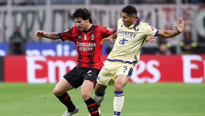 Sandro Tonali, centrocampista del Milan