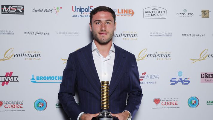 Davide Calabria difensore Milan Premio Gentleman