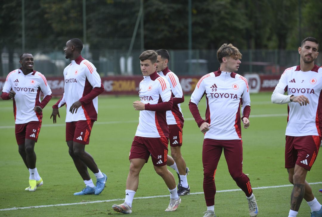 Trigoria, la rifinitura alla vigilia dell’Inter – FOTO GALLERY - immagine 17