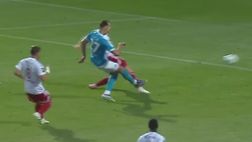 Napoli-Brest 1-2, gli azzurri accorciano le distanze: che gol di Lucca! IL VIDEO