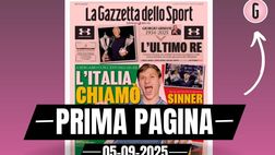 Prima pagina Gazzetta dello Sport: l’Italia chiamò. La prima di Gattuso