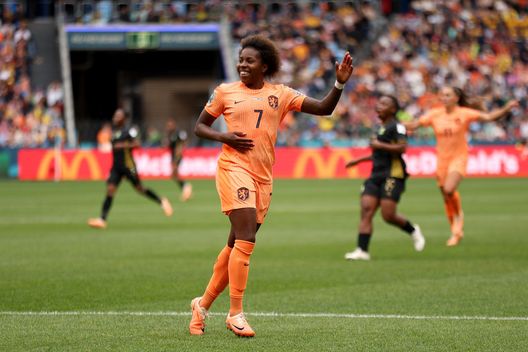 L'esultanza della juventina Lineth Beerensteyn (Photo by Cameron Spencer/Getty Images) Mondiali femminili, Olanda ok: pratica Sudafrica risolta con un gol per tempo- immagine 4