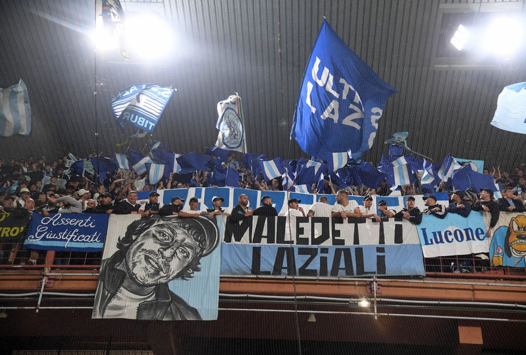 Tifosi Lazio a Genova