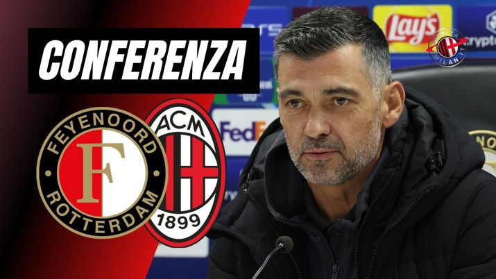 Conferenza Stampa Sergio Conceicao AC Milan Feyenoord-Milan Champions League 2024-2025