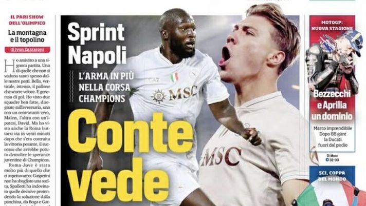 Prime pagine giornali sportivi oggi: il Napoli sui media- immagine 1
