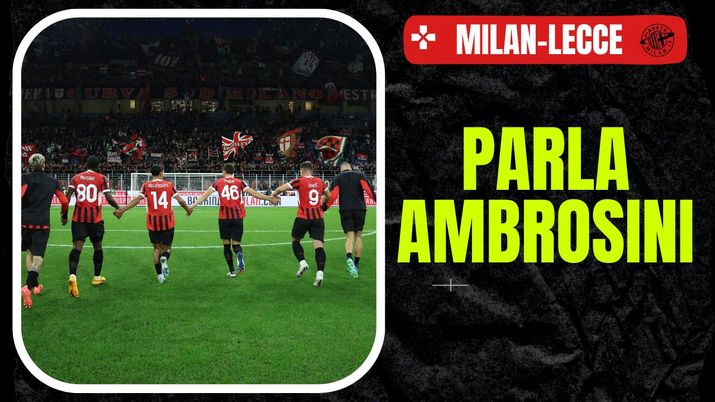 AC Milan Milan-Lecce 3-0 Serie A 2024-2025 Curva Sud Ambrosini