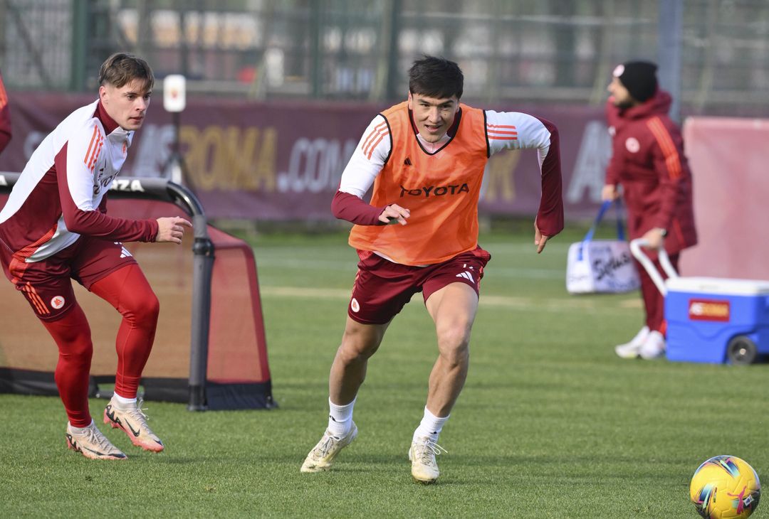 Trigoria, l’allenamento della Vigilia di Natale in vista del Milan – FOTO GALLERY - immagine 4