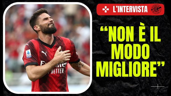 Olivier Giroud AC Milan Torino-Milan 3-1 Serie A 2023-2024