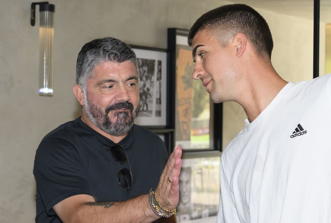 Il ct Gattuso in visita a Trigoria: l’incontro con Gasp e la squadra – FOTO GALLERY - immagine 10