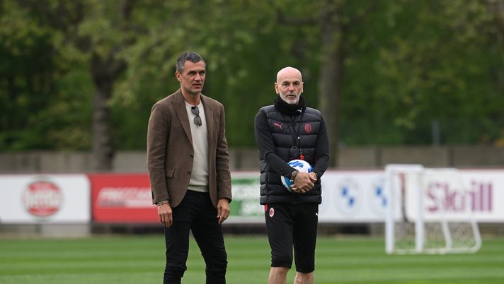 Maldini Pioli AC Milan Milanello