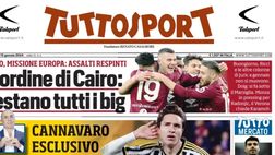 LA PRIMA PAGINA di TUTTOSPORT: “Dragusin: ciao Spurs, c’è il Bayern”