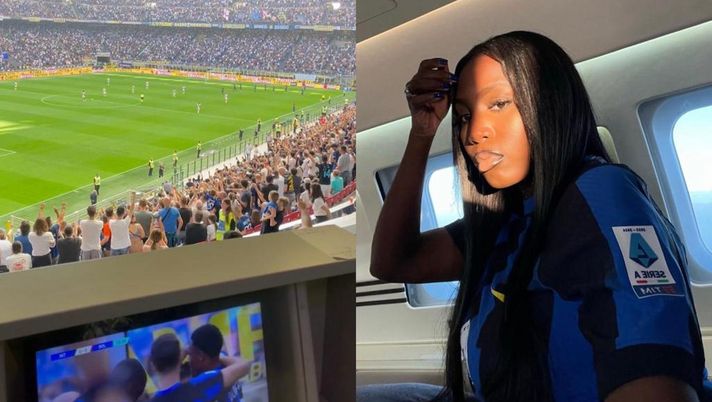 Inter, nuova wag nerazzurra sugli spalti? I tifosi le chiedono: “Sei la fidanzata di Thuram?” - immagine 1