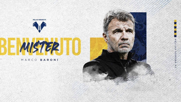 Hellas Verona FC Ufficiale, Baroni è il nuovo allenatore del Verona - immagine 1
