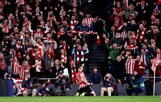 Bilbao, Spagna - 28 gennaio 2026: Gorka Guruzeta dell'Athletic Bilbao esulta dopo aver segnato contro lo Sporting Lisbona in Champions League. (Foto di Ion Alcoba Beitia/Getty Images) Guruzeta da record in Champions: l’attaccante raggiunge una leggenda dell’Athletic Bilbao- immagine 2