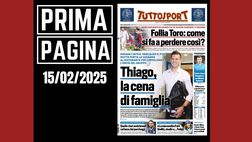 Prima pagina Tuttosport: il Milan prova a ripartire senza i fantastici 4