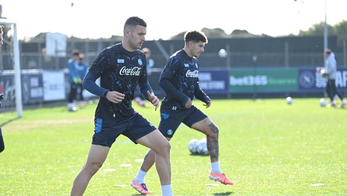 NAPLES, ITALY - JANUARY 27: Alessandro Buongiorno of Napoli at Stadio Diego Armando Maradona on January 27, 2026 in Naples, Italy. (Photo by SSC NAPOLI/SSC NAPOLI via Getty Images) Rifinitura per il Napoli a Castel Volturno, il lavoro svolto dagli azzurri - immagine 1