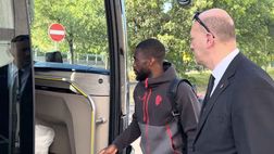 Sassuolo-Milan, la squadra in partenza verso Rho Fiera | PM