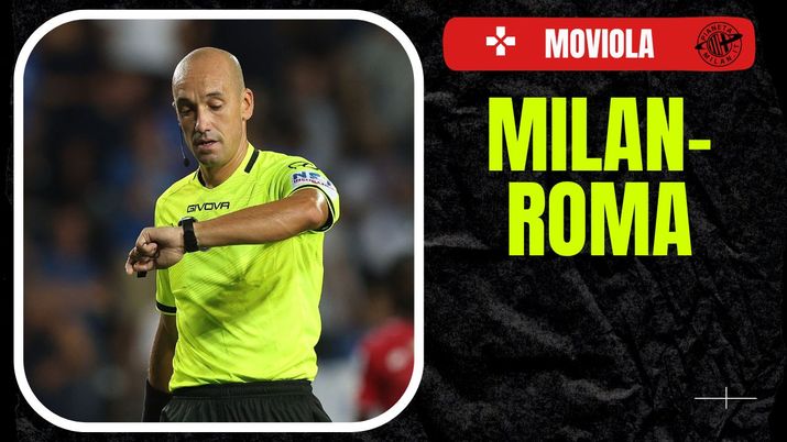 Moviola LIVE Milan-Roma Serie A 2024-2025 arbitro Fabbri