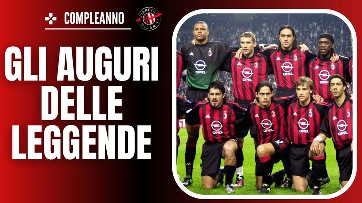 Leggende compleanno AC Milan