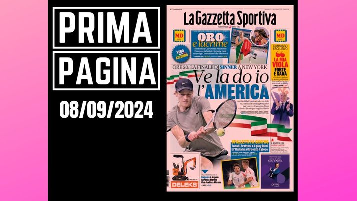 Prima pagina Gazzetta dello Sport: Italia ritrova il gioco con Tonali e Ricci Prima pagina Gazzetta dello Sport: Italia ritrova il gioco con Tonali e Ricci