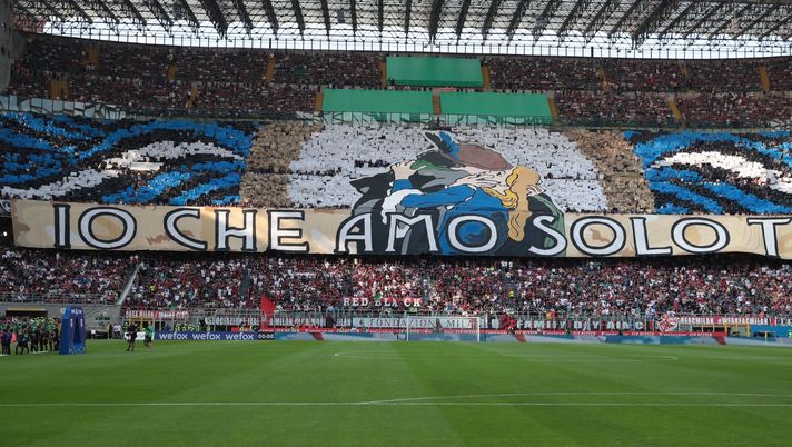 Milan Inter nord coreografia