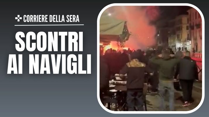 Milan-PSG Champions League 2023-2024 scontri ultras Navigli