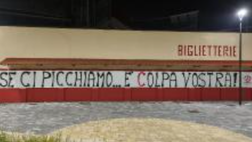 Vicenza, l’amara ironia della tifoseria biancorossa (premiata dall’AIC) in uno striscione