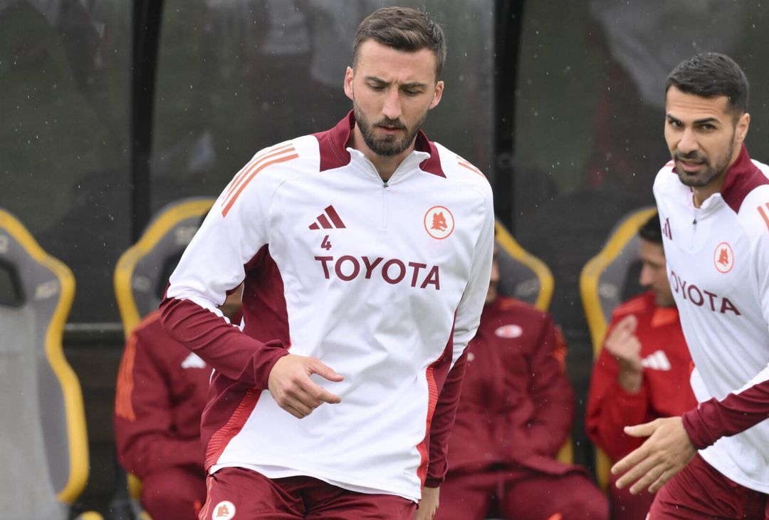 Getty Images Trigoria, l’allenamento mattutino a due giorni dal Lecce – FOTO GALLERY - immagine 2
