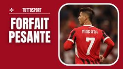 Milan, infortunio Morata: Fonseca pensa chi schierare contro il Parma
