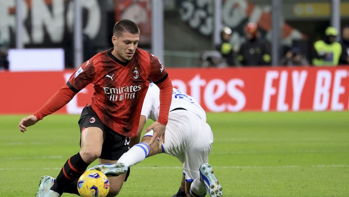Luka Jovic AC Milan Milan-Frosinone Serie A 2023-2024