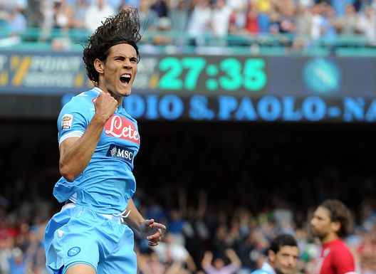 NAPOLI, ITALIA - MAGGIO 12: Edinson Cavani, ex attaccante del Napoli nel 2013. (Foto di Giuseppe Bellini/Getty Images) Cavani, il Matador che ha conquistato il mondo con i suoi gol- immagine 4