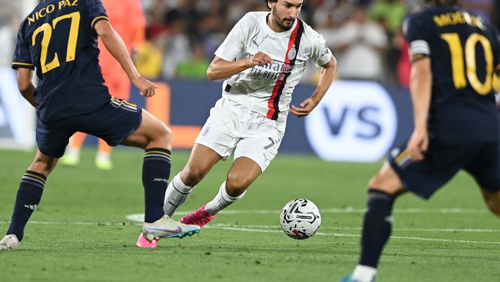 Yacine Adli AC Milan amichevole Real Madrid-Milan 3-2 precampionato 2023-2024