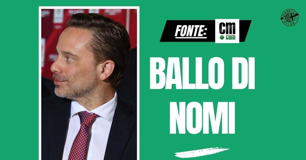 Panchina Milan, D’Amico fa due nomi. Il candidato di Furlani … Panchina Milan, D’Amico fa due nomi. Il candidato di Furlani …