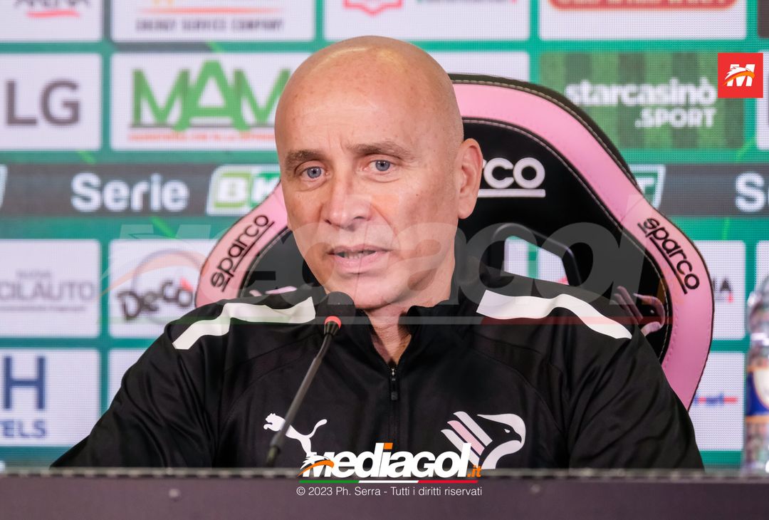 FOTO PALERMO, verso il Como: la conferenza stampa di mister Corini (GALLERY) - immagine 4