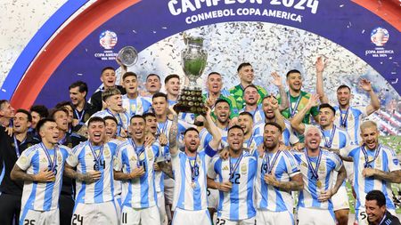 Argentina, Di María: "Era scritto, sognavo di vincere e di ritirarmi così" (Foto tratta da profilo X @CopaAmerica) Argentina, Di María: 'Era scritto, sognavo di vincere e di ritirarmi così'