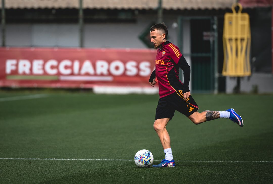 Verso Inter-Roma: l’allenamento dei giallorossi, c’è Soulé – FOTO GALLERY - immagine 20