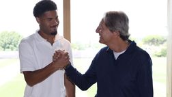 FOTO – Sohm al Viola Park. Prima delle visite l’incontro con Ferrari