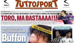 LA PRIMA PAGINA di TUTTOSPORT: “Napoli, altro tilt: caos”