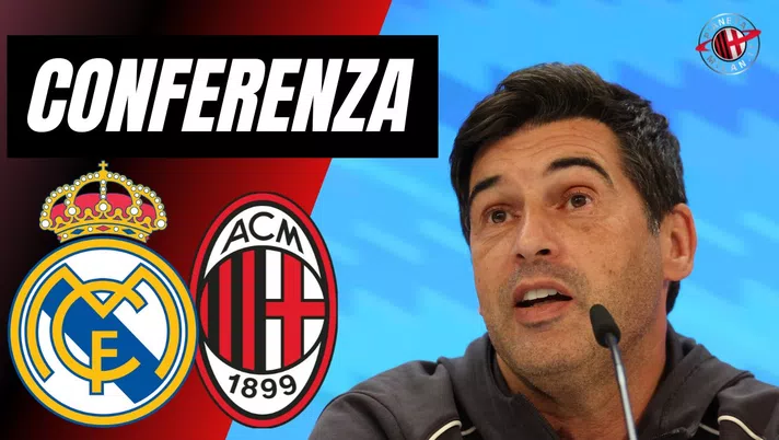 Conferenza stampa Paulo Fonseca Real Madrid-Milan Champions League 2024-2025