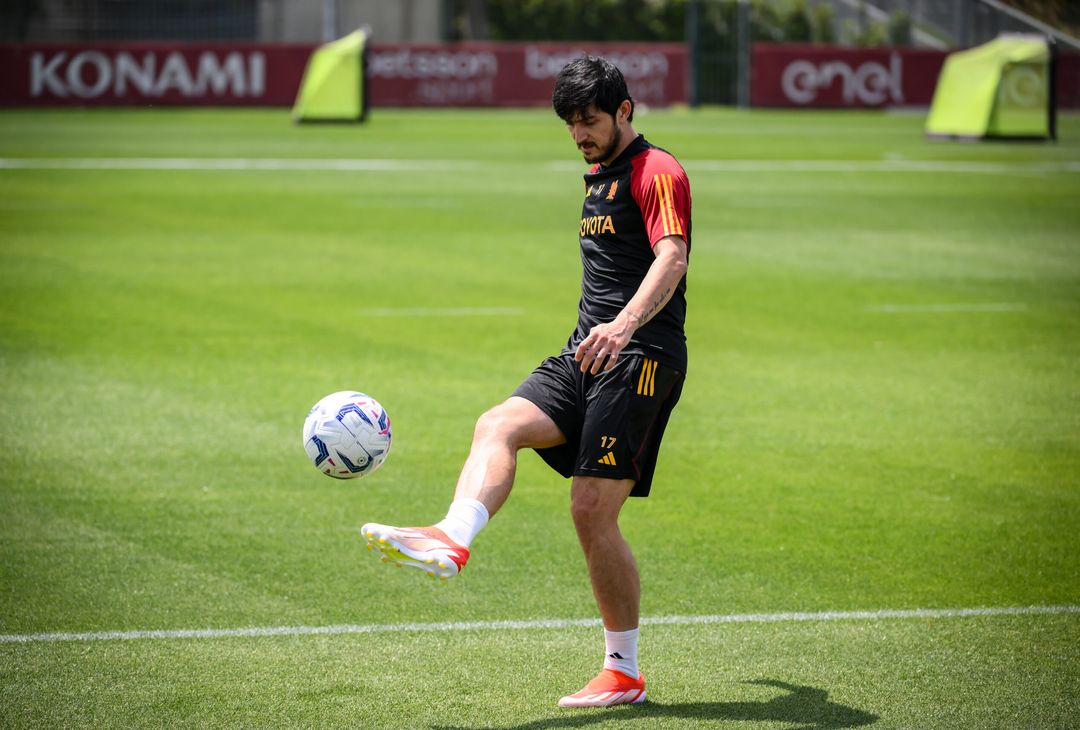 Roma, l’allenamento dopo la confitta con l’Atalanta – FOTO GALLERY - immagine 13