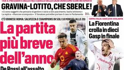 EDICOLA – La partita più breve dell’anno: Udinese-Roma, salvezza e CL in 18 minuti