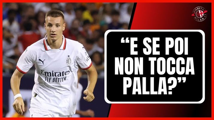 Francesco Camarda (attaccante del Milan) qui in un allenamento | AC Milan News (Getty Images) Francesco Camarda allenamento AC Milan News