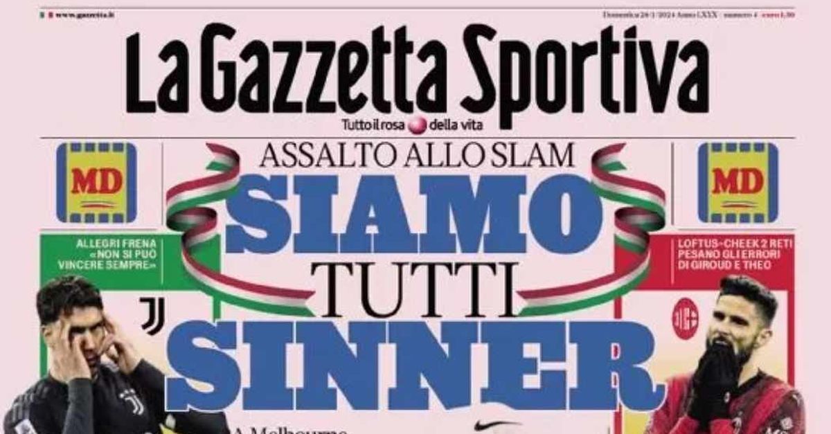 Gazzetta Dello Sport Originale – 1er Décembre 1968 – Naples/Juventus, Milan, Cagliari