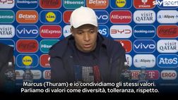 VIDEO / Euro2024, Mbappé: “D’accordo con valori espressi da Thuram”