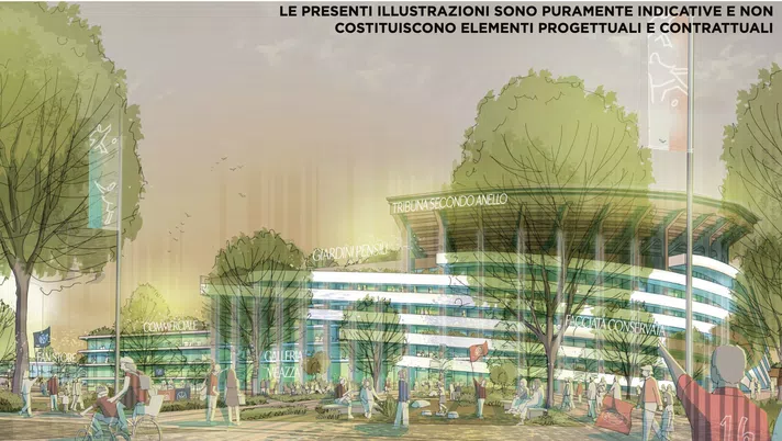 Che fine farà il Meazza? Il progetto: ecco cosa rimarrà del vecchio stadio. Le immagini- immagine 2